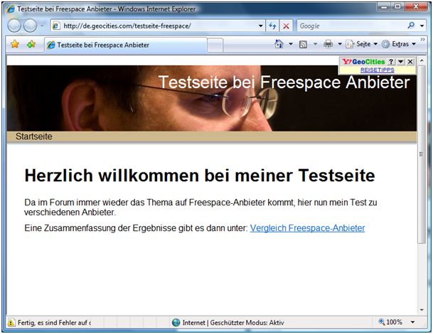 kostenlosen Webspace bei Yahoo und dadurch Designänderung kostenlosen Webspace bei Yahoo und dadurch Designänderung